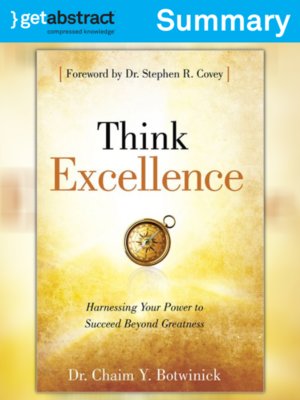 cover image of Think Excellence (Summary)